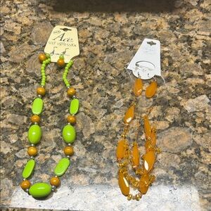 Green and Gold Necklace